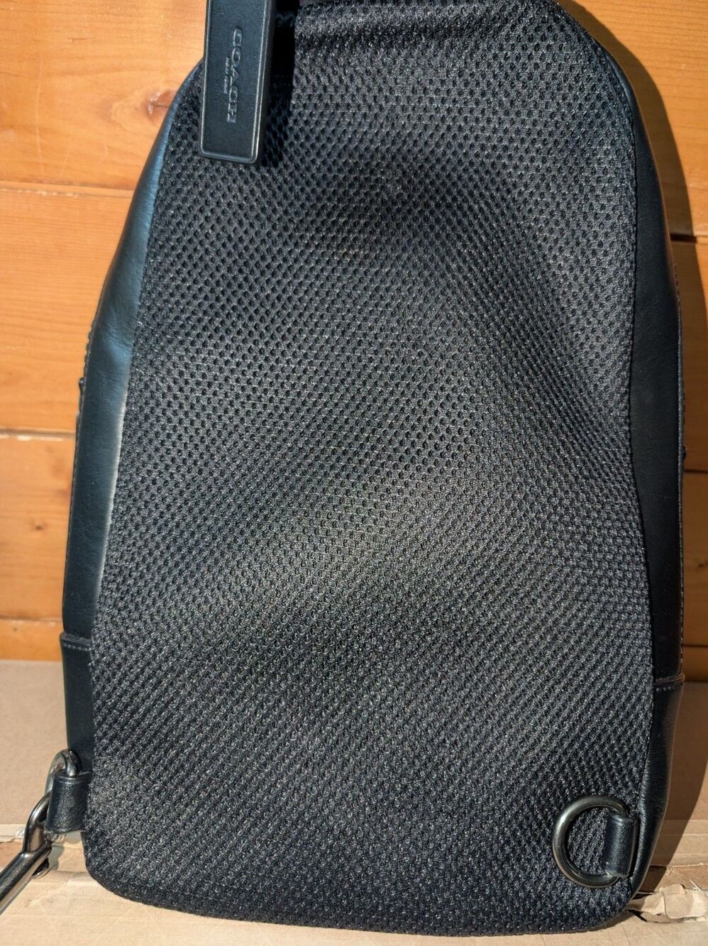 Coach Checkered Moto F11165 Terrain Pack mini backpack Unisex Men's Sling Bag - Picture 5 of 12